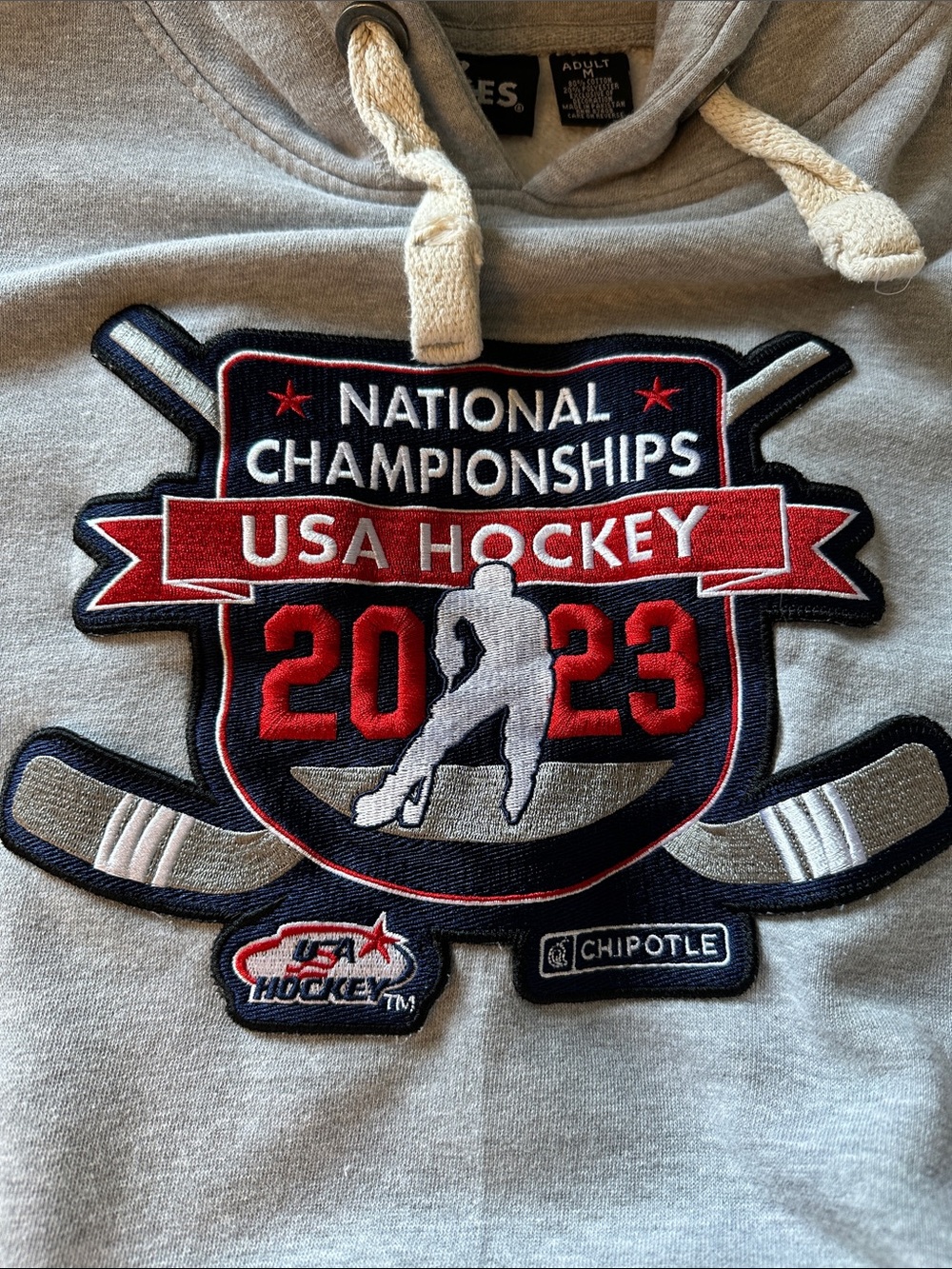 USA Hockey National Championship Hoodie 2023 Medium - Picture 2 of 3